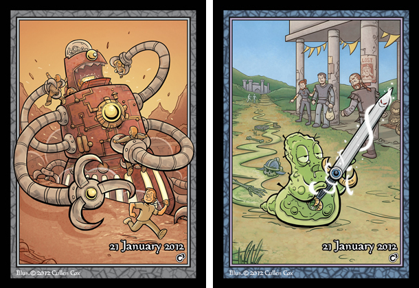 Steampunk Golem & Germy Tokens