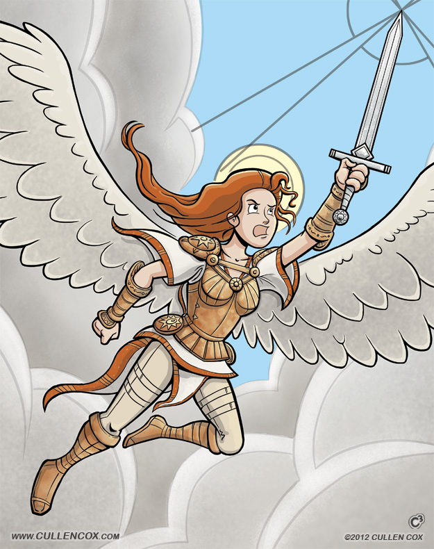 Angel WIP Close Up - Cullen Cox