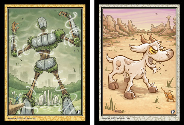 Elemental & Goat tokens - Cullen Cox