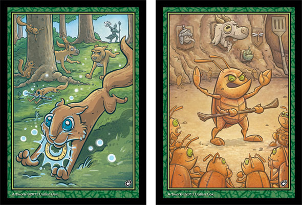 Squirrel & Insect Tokens - Cullen Cox