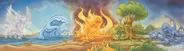 Elemental Tokens - Cullen Cox