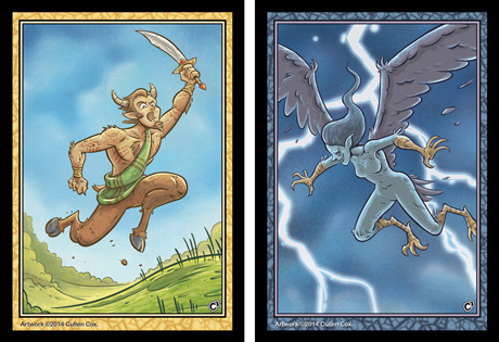 Satyr & Harpy Tokens - Cullen Cox