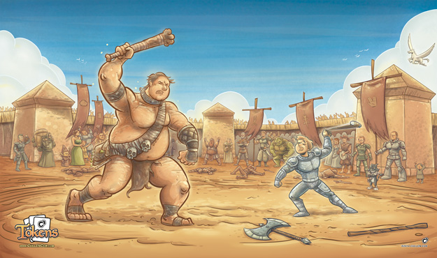 Giants & Warriors Playmat - Cullen Cox