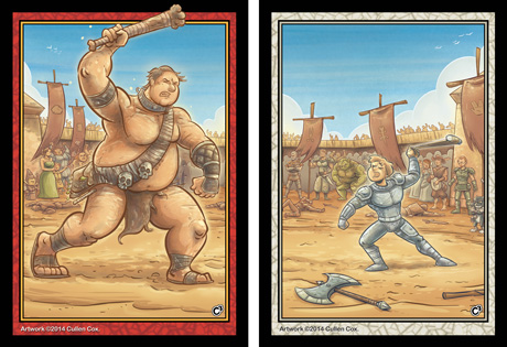 Pauper 18 Giant & Warrior tokens - Cullen Cox